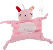 Yardwe Soothing Towel for Cute Pattern Comforter Soft Animal Towel for Promotes Cognitive Development for Boys