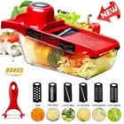 8x Vegetable Cutter Onion Chopper Fruit Food Mandoline Slicer Kitchen Tool Dicer