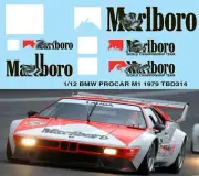 1/12 DECAL for BMW PROCAR M1 1979 NIKI LAUDA DECALS TB DECAL TBD314