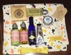 L'Occitane 7 Piece Travel Size Lot Shampoo Conditioner Soap Shower Gel Cream Bag
