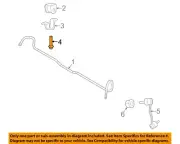 CHRYSLER OEM 05-10 Commander Engine Trans Mounting-Mount Bracket Bolt 6104042AA