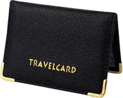 [DOITOOL] 1pc Ultrathin Bank Card Protective Sleeve Tear Resistant Water Resistant Credential Bag for Travel Business Daily Use Multi Design for Organized Storage