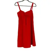 NWT Diane Von Furstenberg Dylan Mini Dress in Spiced Coral