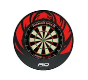 Formula Sports Micro Band 3 Dart Board and Red Dragon Dartboard Surround Set