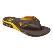 REEF FANNING X MLB San Diego Padres Sandals Flip Flops Men's Size 10 New w/ Tags