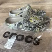 Crocs Mens 8 9 12 13 Baya Realtree Xtra Camo Printed Clogs Sandals Band