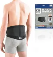 Neo G Back Brace with Power Straps - Support For Lower Back Pain, Muscle Spasm,