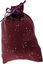 ABOOFAN Sky Flocking Drawstring Bag Flocking Cloth Pouch For Cards Convenient Storage Pouch For Travel And Home