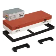 WUTA Sharpening Stone Set Sharpener Flattening Stone for Polishing Knife