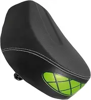 UPKOCH Electric Bicycle Seat Cushioned Saddle Seats Bike Soft Replacement Padded Comfortable Rear Accessory Comfy Foam Gel Seat Cushion White Electric Bicycles Rack Mat Black Pu Leather