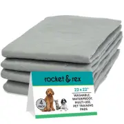 Premium Washable Pee Pads for Dogs, Waterproof & Reusable Puppy Pads for Pott...