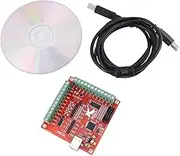 Motion Control Card, Motion Controller, CNC Controller Card, USB 100Khz Motion Controller Card Breakout Board for CNC Engraving, Default
