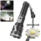 1500000lm LED Flashlight Torch Zoom Light Super Bright Hunting Rechargeable Lamp