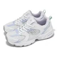 在飛比找momo購物網優惠-【NEW BALANCE】休閒鞋 530 中童 寬楦 白 藍