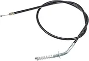 X AUTOHAUX Front Brake Cable with Adjuster Motorcycle Accessory Bend Connector for 50cc-250cc Motorcycle Mini Bike ATV 4 Wheeler Quad Scooter Black Silver Tone