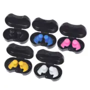 1Pair Spiral Silicone Anti-Noise Earplugs Sleeping Anti Ronco Sleep Health C;bl