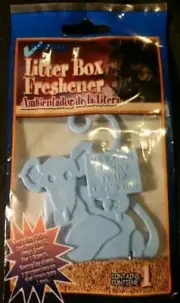 Compac Cat Litter Box Freshener- Funny Mouse "Hurry it up Let's Go!" Free Ship H