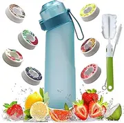 FLRWDJL Upgrade Sports Air Water Bottle BPA Free Starter up Set Drinking Bottles,650ML Fruit Fragrance Water Bottle with 7 Flavour pods 0% Sugar Water Cup for Gym and Outdoor kids Gift