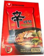 NONGSHIM SHIN RAMYUN NOODLE 20X120G