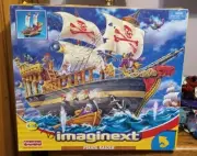 RARE Imaginext Pirate Raider Ship Toy Set 2002 Mattel NEW IN BOX Fisher Price