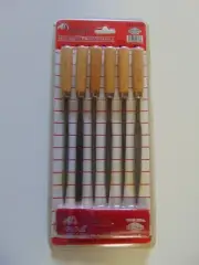 CHIF006 PIT BULL 6 PCS MINI FILE W/WOOD HANDLE