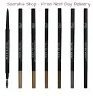 MUA Makeup Brow Define Micro Precision Eyebrow Pencil & Spooly - 6 Shades Vegan
