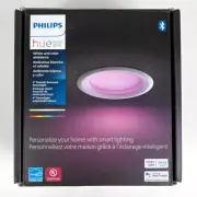 Philips Hue White and Color Ambiance 4" Smart Recessed Downlight for Alexa Apple
