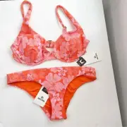 NWT Rip Curl Aloha State 2-Piece Bikini Top And Bottom Size Small