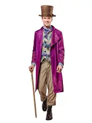 Willy Wonka Charlie and the Chocolate Factory Mens Costume