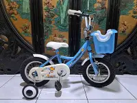 在飛比找Yahoo!奇摩拍賣優惠-9成新藍色12吋美利達merida kb123兒童腳踏車.適