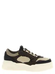 [Fendi] Fendi-Force Sneakers Bianco/Nero-Uomo 7