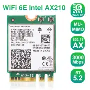 Universal Dual Band WIFI 6E Intel AX210NGW NGFF 802.11AX 3000Mbps Wi-Fi Card