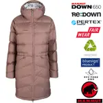 【MAMMUT 長毛象】女款輕量防風長版羽絨外套 FEDOZ IN HOODED.夾克/ 深摩爾褐_00202