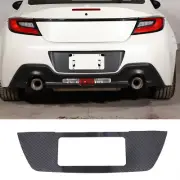 Black Rear license pate panel decal Sticker Vinyls Fit for SUbaru BRZ 2022-2023