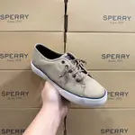 SPERRY 2024新款正品休閒舒適純色毛毛蟲繫帶平底女鞋略有瑕疵