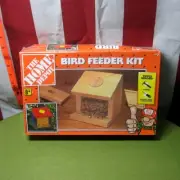 BIRD-FEEDER KIT Home Depot kids craft 2002 wooden plant box NWT