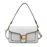 Tabby Bacchus High-end Messenger Handbag Portable All-match Fashion Underarm Women Handbags Ladies Hand Bags C-white