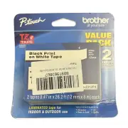 Brother Genuine P-touch, TZe-231 2 Pack Tape. New