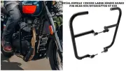 Royal Enfield " Bear 650 " Interceptor GT 650 Large Engine Guard Black 1990506