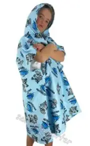 Cronulla Sharks 2024 NRL Kids Hooded Beach Towel