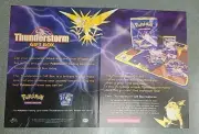 Pokémon TCG Thunderstorm Gift Box Vintage Print Ad 2000 16x11 Great To Frame