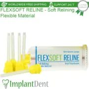 Dental Flex Soft Reline Denture 50ml Flexible Material Dentistry Silicone Liner