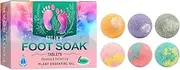 Foot Soak Tablets for Tired Feet Relaxation with Sea Salt and Plant Essential Oils Moisturizing Softening Care for Home Spa Bath