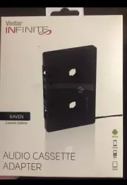 *MUST HAVE* Vivitar Infinite Audio Cassette Wired Adapter - New - Tape Deck Must