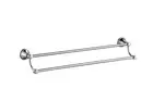 800mm Clasico Chrome/Brushed Nickel/Brushed Gold/Matt Black Double Towel Rail