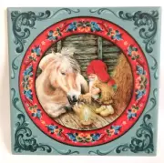 Norway Suzanne Toftey Nisse with Fjord Horse Tile, New