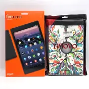 Amazon Fire HD 10 Tablet 32GB 10.1" Display With Alexa & TiMOVO Case Bundle 7th