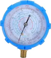 Sosoport Automotive Manifold Gauge Set - High Pressure Gauge with Hoses Compact HVAC Tool for Car Air Conditioner Maintenance and Repair