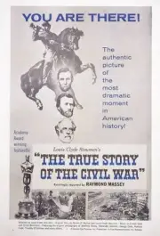 The True Story Of The Civil War poster Abraham Lincoln Ulysses- 1957 Old Photo