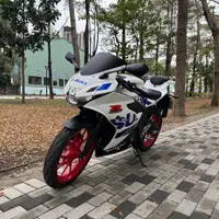 在飛比找蝦皮購物優惠-SUZUKI GSX-R150 小阿魯 白牌 復古車 檔車 